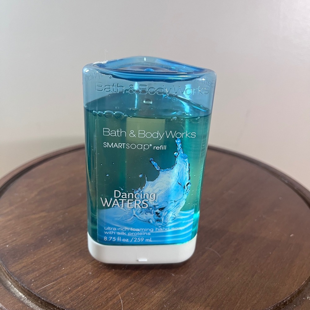 Bath & Body Works SmartSoap Refill 8.75oz Blue Dancing Waters Vtg Retired Foam